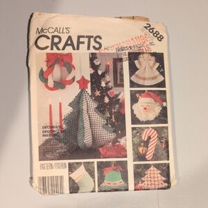 McCall's Crafts Christmas Pattern 2688